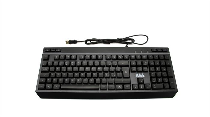 Image of TASTIERA RAINBOW GAMING AMGT0011 NERO