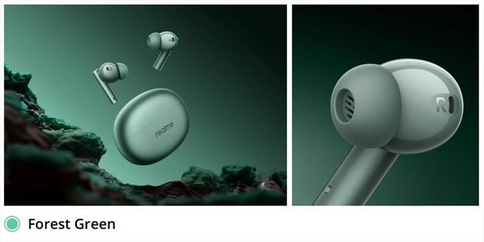 Buds Air 6 True Wireless In-Ear Earbuds With 50dB ANC Up To 40 Hours Playback Bluetooth Headset Flame Silver