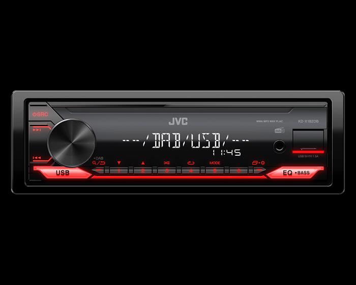 Image of Car stereo KD-X182DB nero