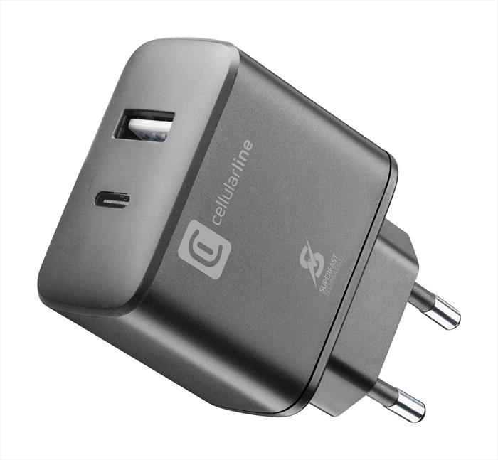 Image of Cellularline Dual Super Fast Charger 25W - Samsung