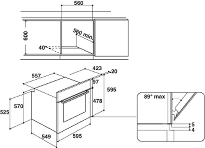 Image of Forno incasso elettrico IFW 4844 H WH Classe A+