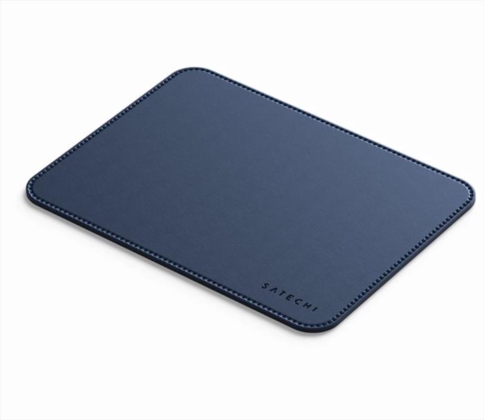 Image of TAPPETINO PER MOUSE IN ECOPELLE blu
