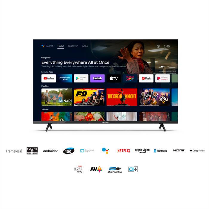 Image of Smart TV LED FHD 40" 40FH2EA Nero