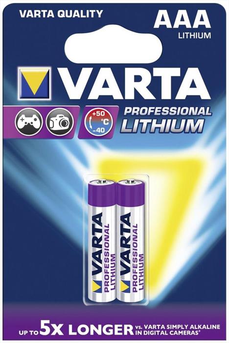Image of Varta Ultra Lithium, Batteria al litio, AAA, Micro, FR10G445, Blister