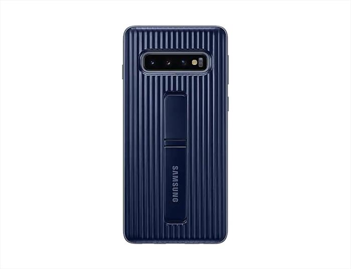 Image of PROTECTIVE STANDING COVER BLACK GALAXY S10 NERO