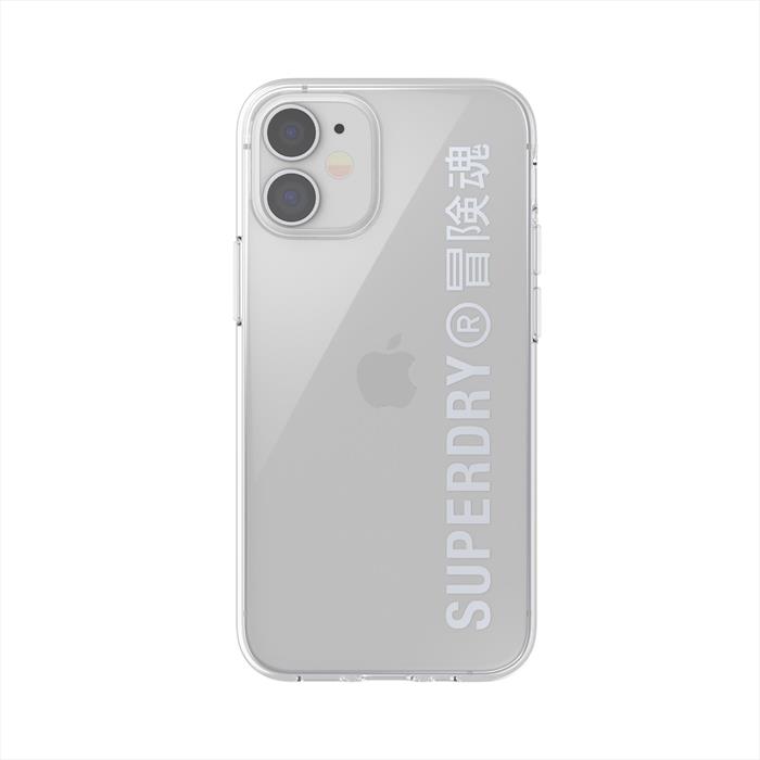 Image of 42590 SUPERDRY COVER IPHONE 12 MINI TRASPARENTE / TPU e PC