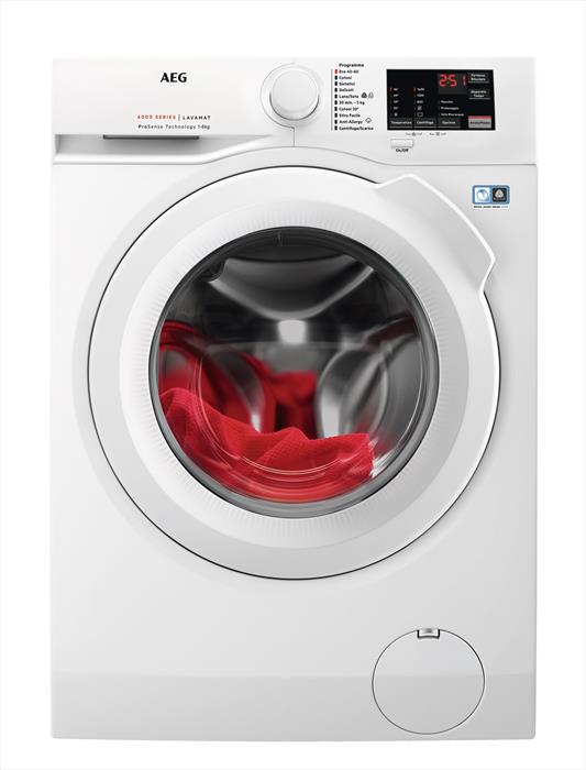 Image of AEG L6FBI48W lavatrice Caricamento frontale 8 kg 1351 Giri/min Bianco