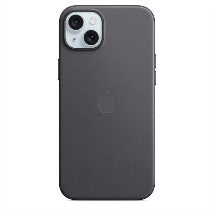 Image of Apple Custodia MagSafe in tessuto Finewoven per iPhone 15 Plus - Nero