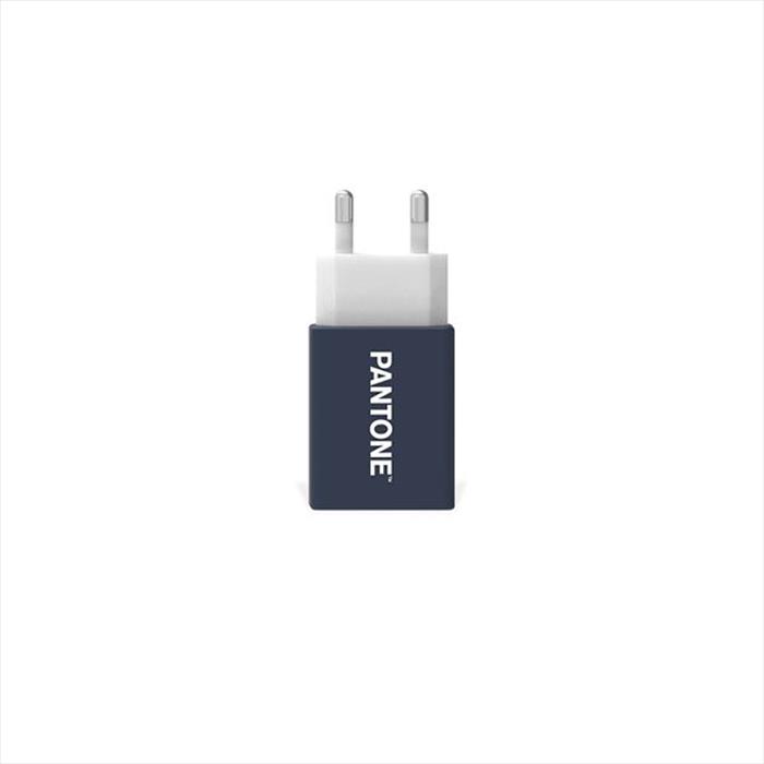 Image of PT-AC1USBN - PANTONE WALL CHARGER 2.1A BLU/PLASTICA
