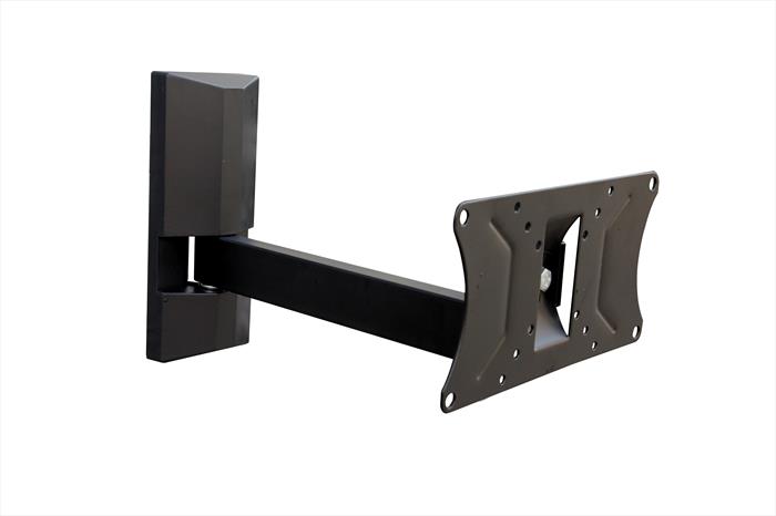 ENBS1020 - Supporto muro 2 snodi Nero