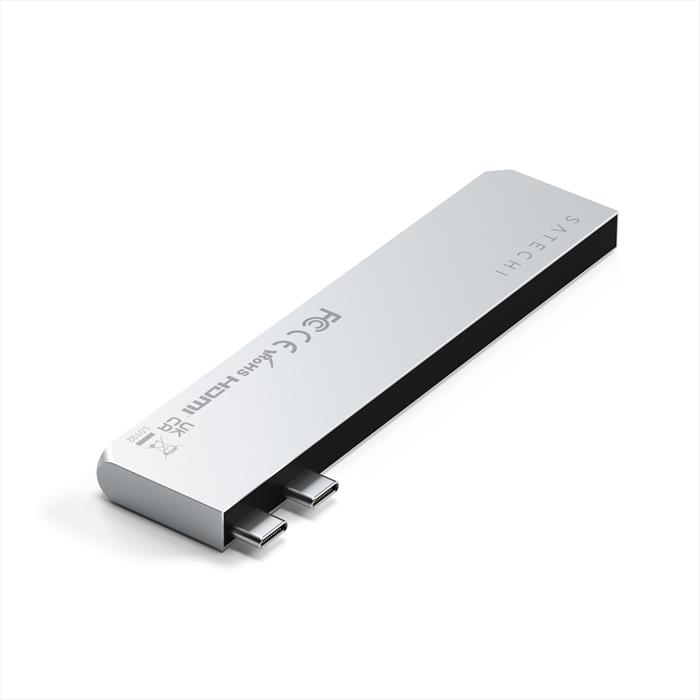 USB-C PRO HUB SLIM ADAPTER argento