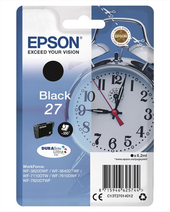 Image of Epson Alarm clock 27 DURABrite Ultra cartuccia d'inchiostro 1 pz Origi