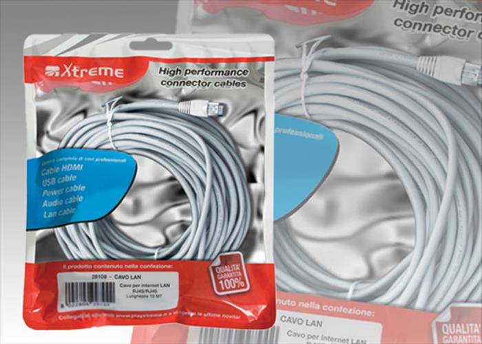 Image of 28108 - Cavo rete RJ45/RJ45 10 mt