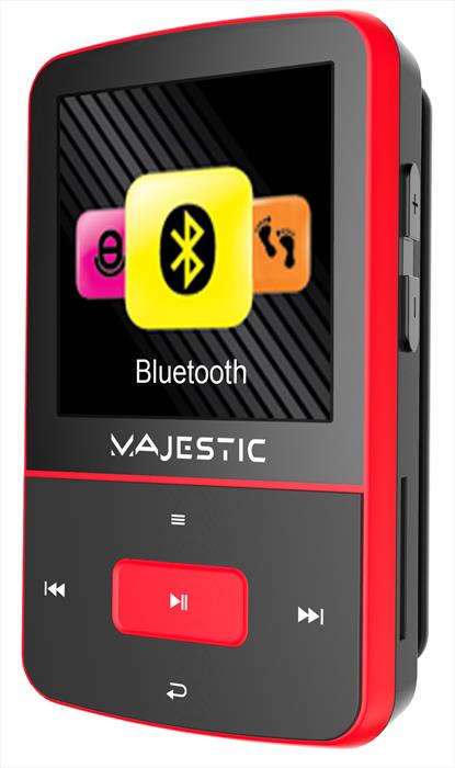 Image of New Majestic BT-3284R MP3 Lettore MP3 Nero, Rosso