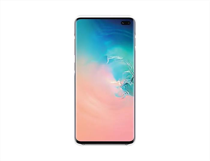 Image of LED BACK COVER GALAXY S10+ BIANCO