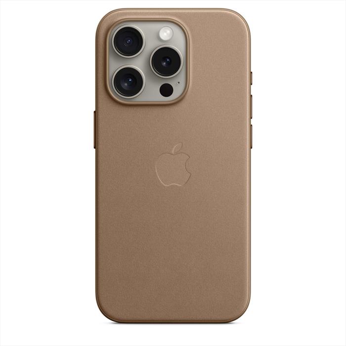 Image of Apple Custodia MagSafe in tessuto Finewoven per iPhone 15 Pro - Grigio