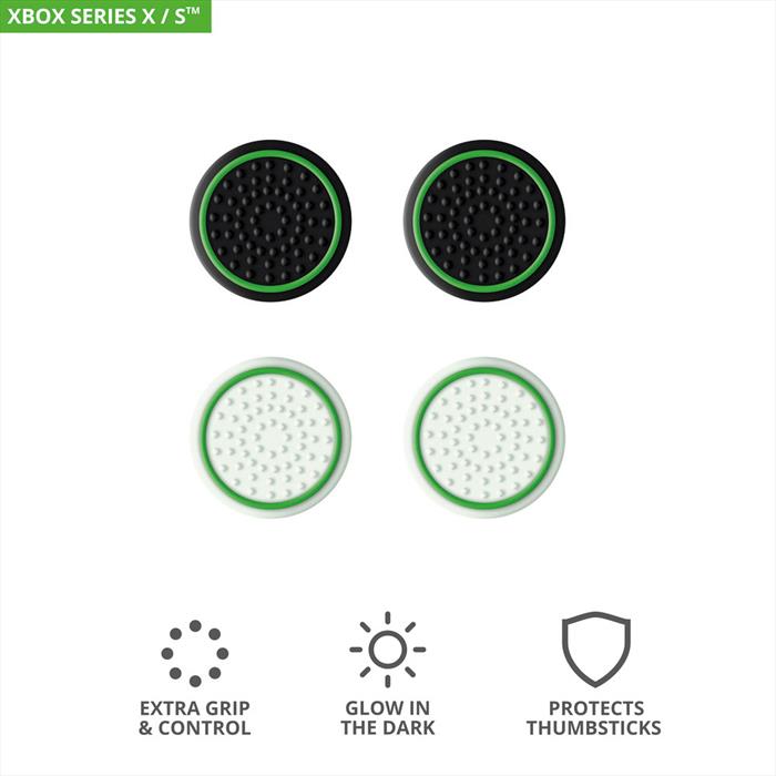 Image of GXT267 4-PACK THUMB GRIPS XBOX Black/White