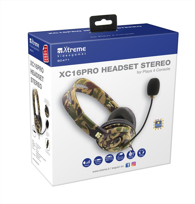 XC16-PRO HEADSET STEREO CAMOUFLAGE