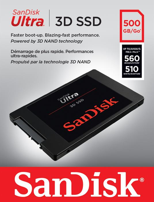 Image of SSD INTERNA ULTRA 3D 500GB
