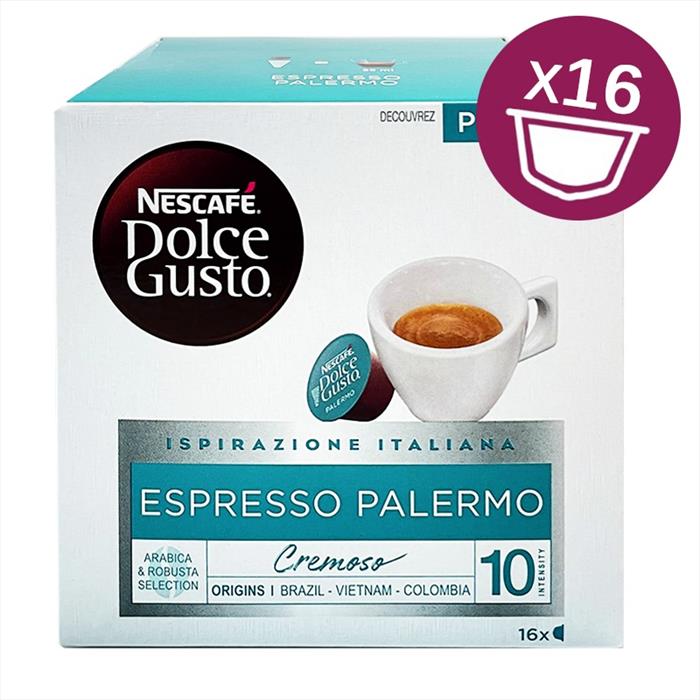 Image of Nescafé Dolce Gusto Caffè Espresso Palermo 16 Capsule