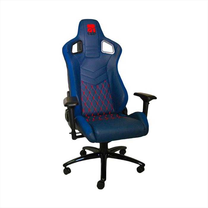 Image of GAMING CHAIR PRO1 BLU/ROSSO