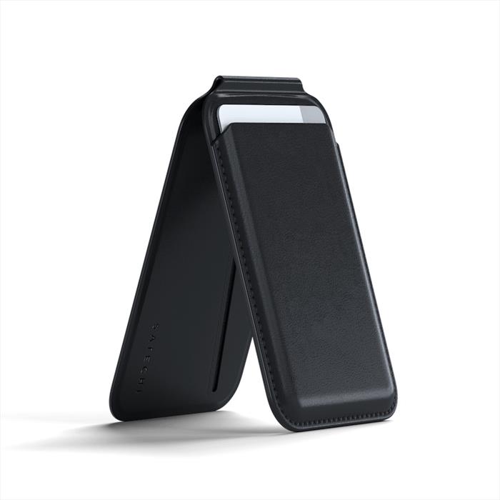 Image of MAGNETIC WALLET STAND per Iphone 12/13/14 Nero