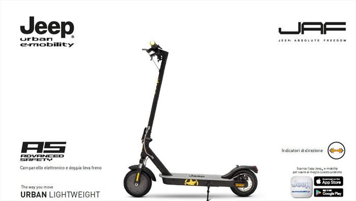 JEEP - Monopattino elettrico JAF ADVANCED SAFETY-Nero/Giallo | Euronics