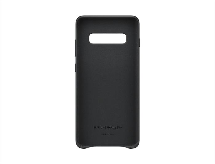 Image of LEATHER COVER GALAXY S10+ Nero