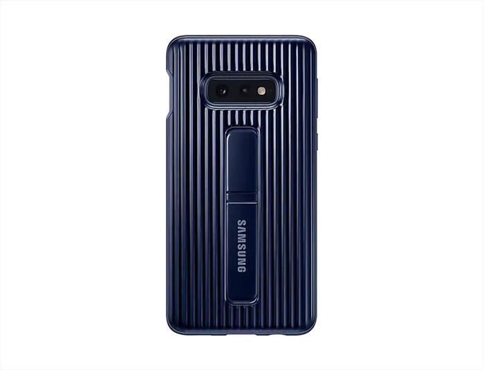 Image of PROTECTIVE STANDING COVER BLUE GALAXY S10 E BLU
