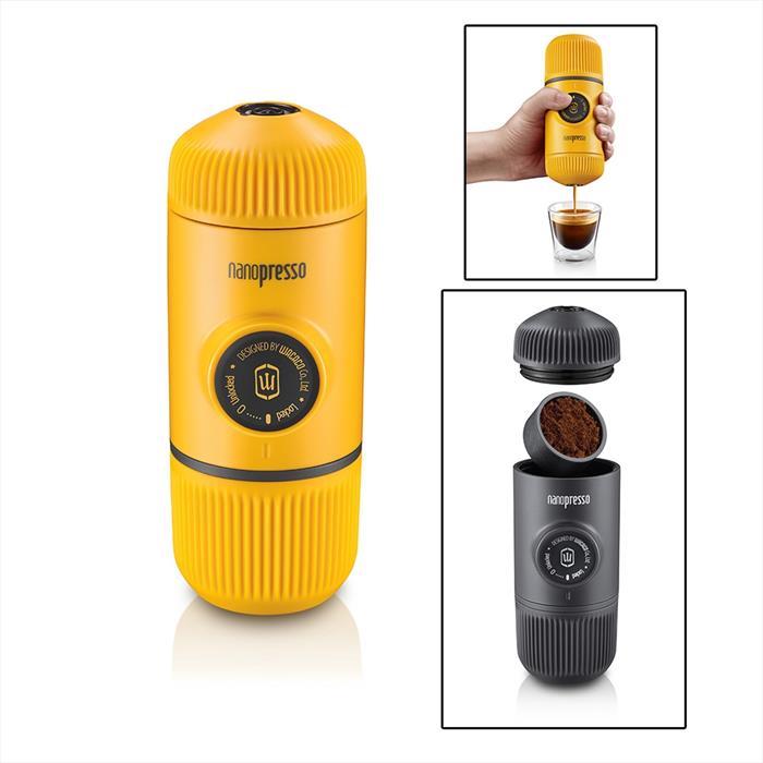 Image of Macchina per caffè espresso NANOPRESSO+BAG GIALLO