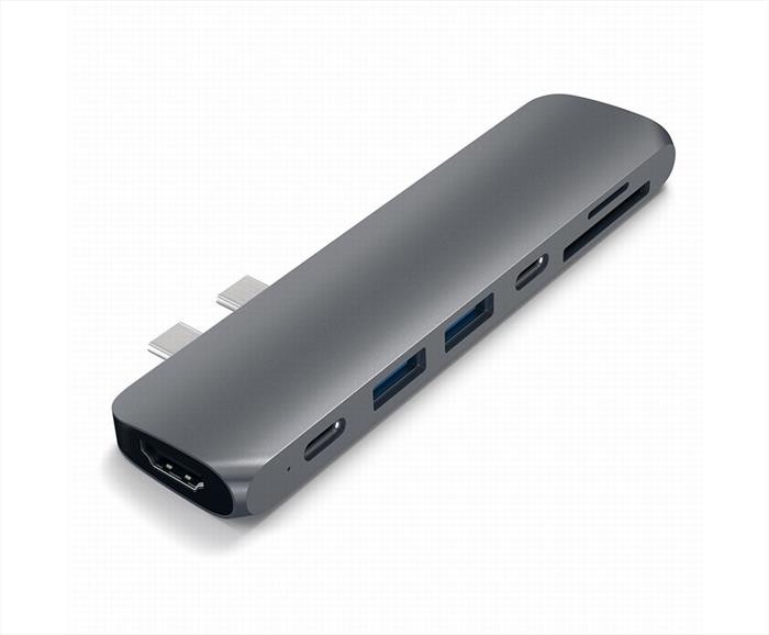 Image of PRO HUB USB-C CON 4K HDMI + USB-C + CARD READER space grey