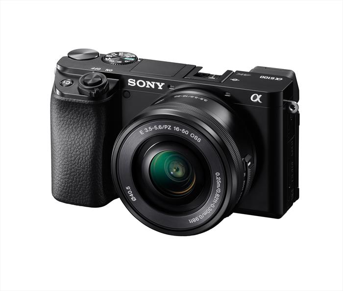 Image of Sony ? Alpha 6100 Fotocamera Digitale Mirrorless con Obiettivo Interca