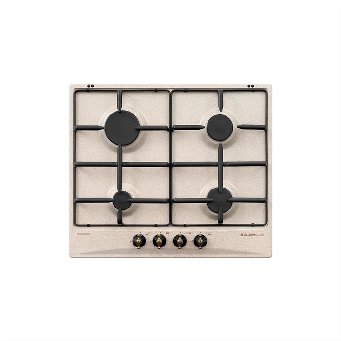 Glem Gas - Piano Cottura A Gas Gt64sa 4 Fuochi 58,5cm-avena
