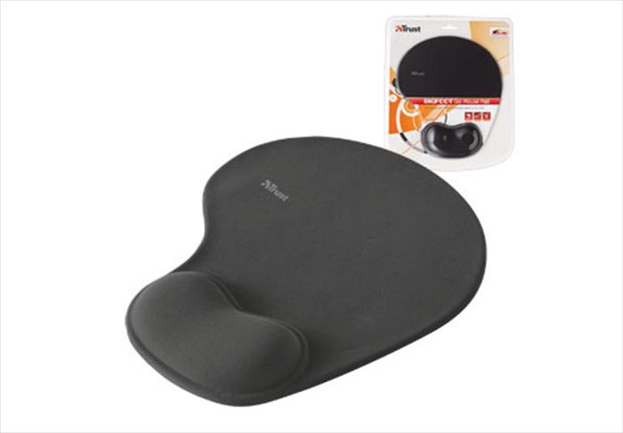 Trust - Bigfoot Gel Mouse Pad - Black-black