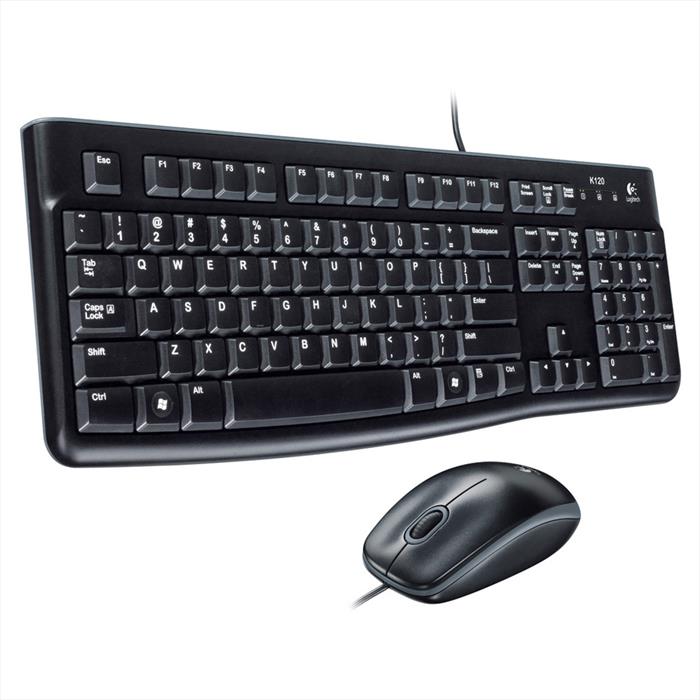 Logitech - Desktop Mk120-nero