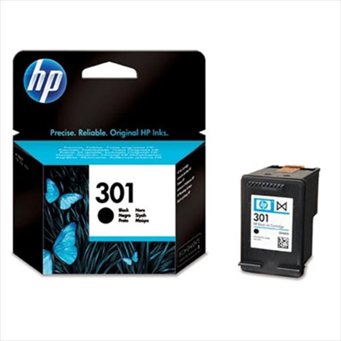 Hp - Cartuccia D'inchiostro Hp 301 Black-black
