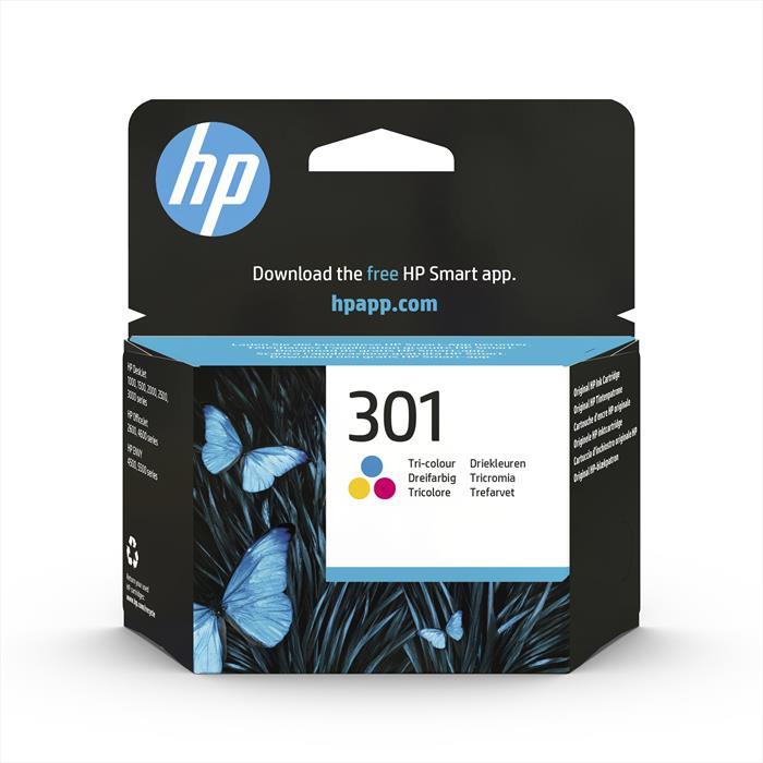 Hp - Cartuccia 301 Tricomia-tricromia