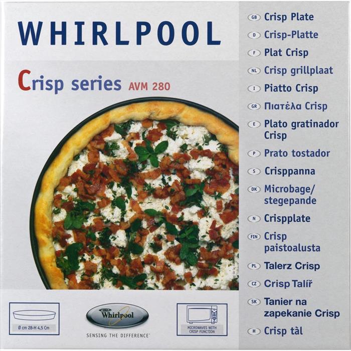 Whirlpool - Wpro Avm280/1 Tortiera Grande Crisp