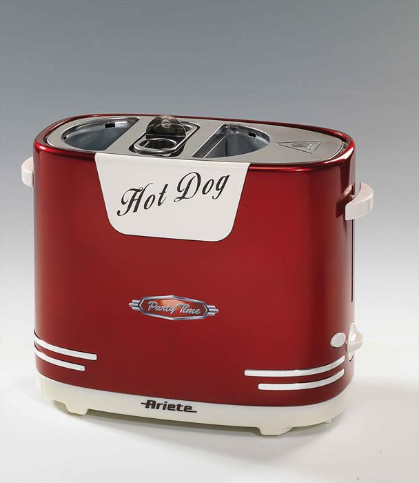 Ariete - 186 Hotdog Party Time-rosso, Bianco