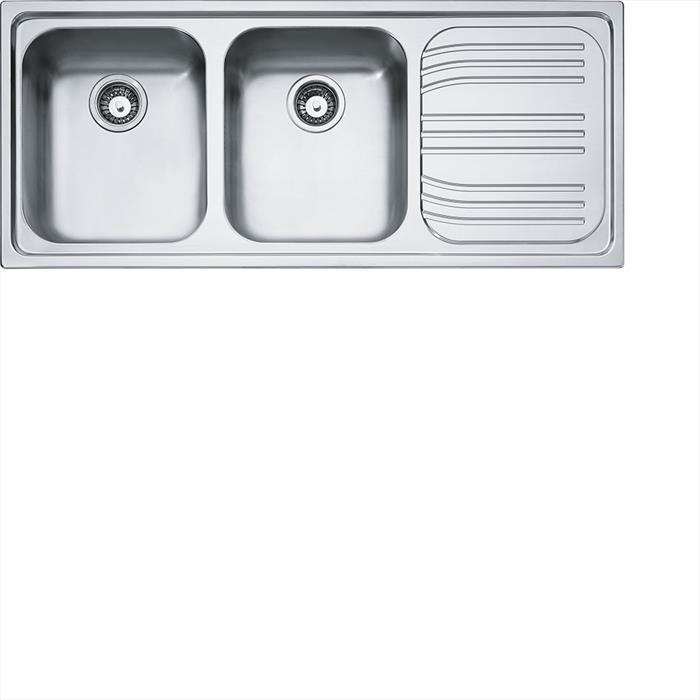 Franke - Lavello Lineare Radar Rrx 621s 2 Vasche-inox