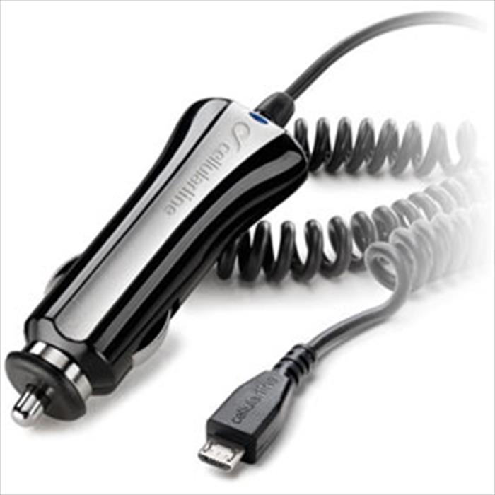 Cellularline - Caricabatterie Da Auto Micro Usb-nero