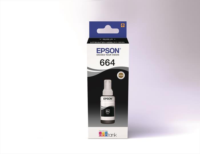 Epson - T6641 Black Ink Bottle 70ml-nero