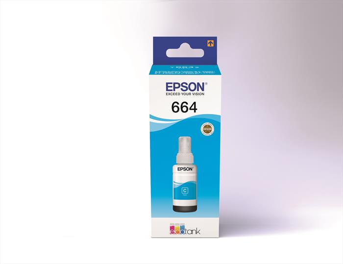 Epson - T6642 Cyan Ink Bottle 70ml-ciano
