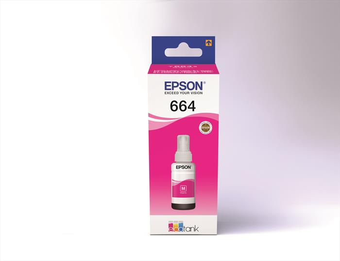Epson - T6643 Magenta Ink Bottle 70ml-magenta