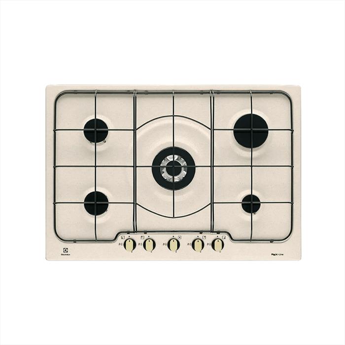 Electrolux - Piano Cottura A Gas Rgg 7253 Oon 5 Fuochi 74,4cm-estetica Sabbia