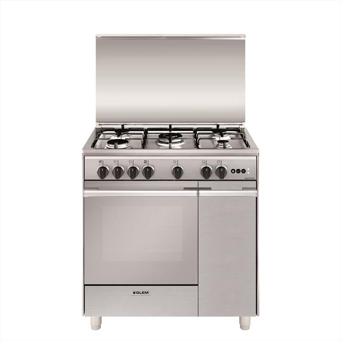 Glem Gas - Cucina A Gas Uq855vi Classe A-inox