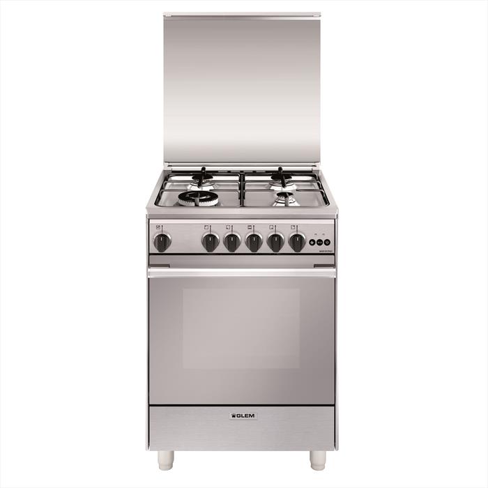 Glem Gas - Cucina A Gas U664vi Classe A-inox