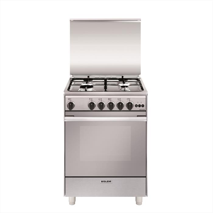 Glem Gas - Cucina A Gas U654vi Classe A-inox