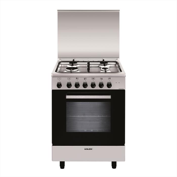 Glem Gas - Cucina A Gas A654mi6 Classe A-inox
