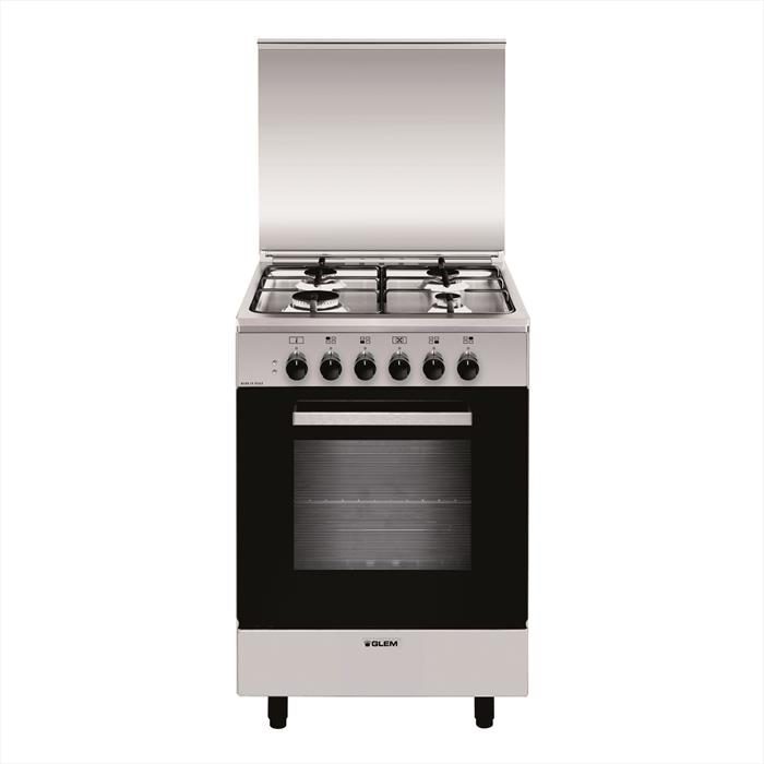 Glem Gas - Cucina A Gas A554mi6 Classe A-inox